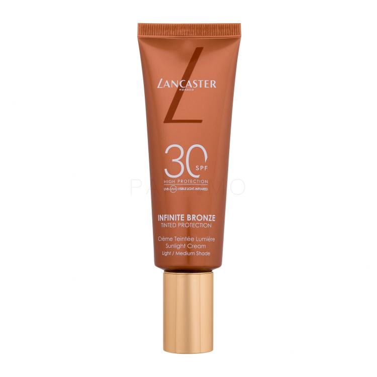 Lancaster Infinite Bronze Tinted Protection SPF30 Fond de ten pentru femei 50 ml Nuanţă 1 Light/Medium