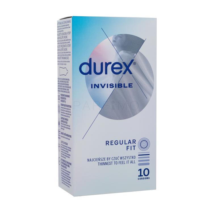 Durex Invisible Prezervative pentru bărbați Set Cutie cu defect