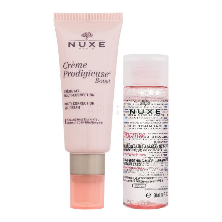 NUXE Crème Prodigieuse Boost Multi-Correction Gel Cream Cremă de zi pentru femei Set