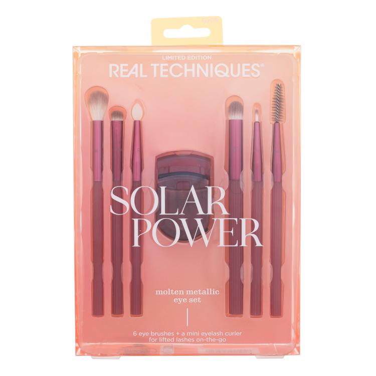 Real Techniques Solar Power Molten Metallic Eye Set Pensule pentru femei Set