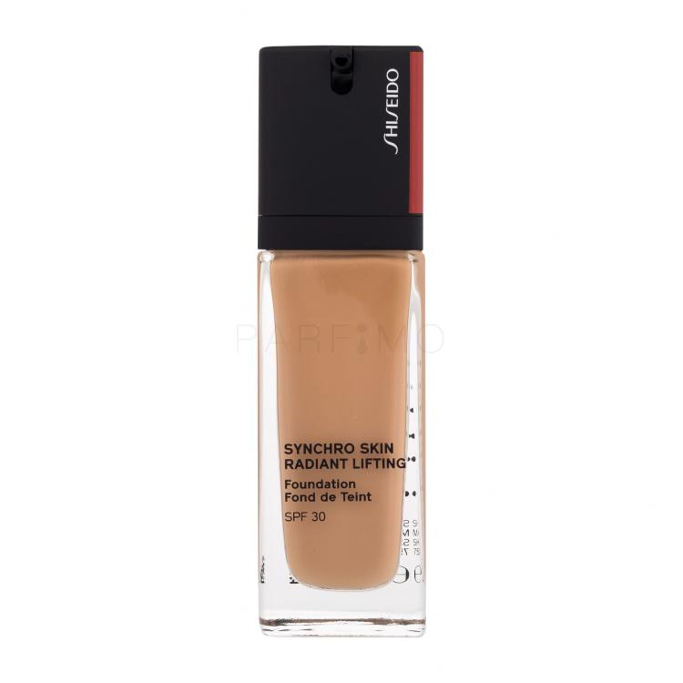 Shiseido Synchro Skin Radiant Lifting SPF30 Fond de ten pentru femei 30 ml Nuanţă 350 Maple