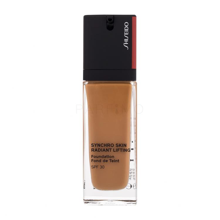 Shiseido Synchro Skin Radiant Lifting SPF30 Fond de ten pentru femei 30 ml Nuanţă 420 Bronze