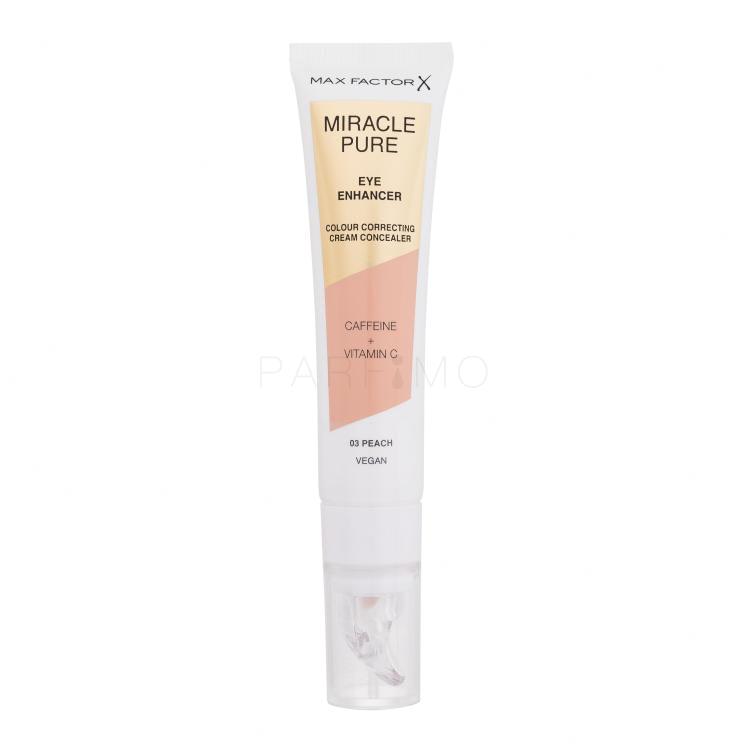 Max Factor Miracle Pure Eye Enhancer Anticearcăn pentru femei 10 ml Nuanţă 03 Peach