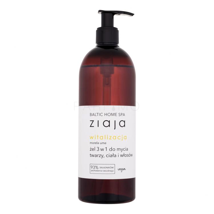 Ziaja Baltic Home Spa Vitality Shower Gel &amp; Shampoo 3 in 1 Gel de duș pentru femei 500 ml