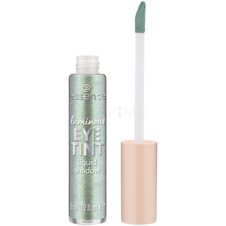 Essence Luminous Eye Tint Liquid Shadow Fard de pleoape pentru femei 6 ml Nuanţă 06 Sparkly Jade