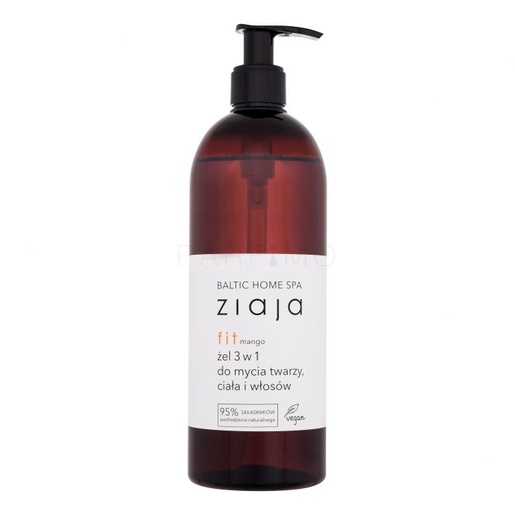 Ziaja Baltic Home Spa Fit Shower Gel &amp; Shampoo 3 in 1 Gel de duș pentru femei 500 ml