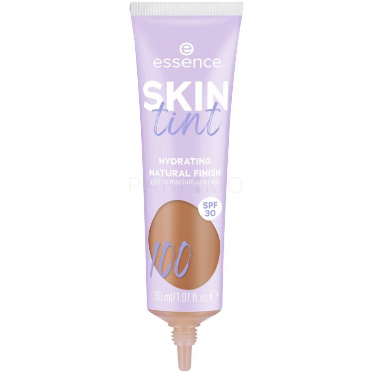 Essence Skin Tint Hydrating Natural Finish SPF30 Fond de ten pentru femei 30 ml Nuanţă 100