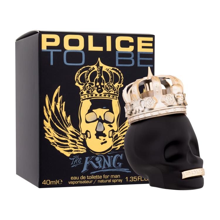 Police To Be The King Apă de toaletă pentru bărbați 40 ml