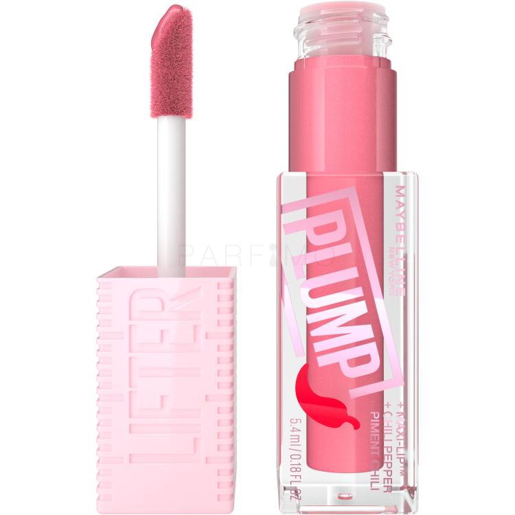 Maybelline Lifter Plump Luciu de buze pentru femei 5,4 ml Nuanţă 001 Blush Blaze