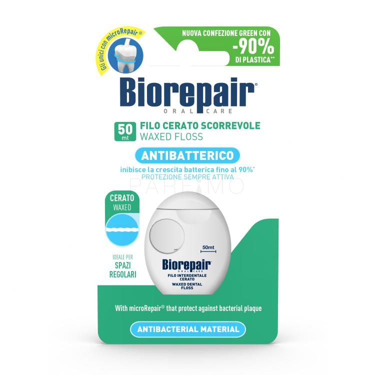 Biorepair Antibacterial Waxed Floss Ață dentară 1 buc