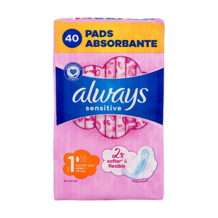 Always Sensitive Normal Plus Absorbant pentru femei Set