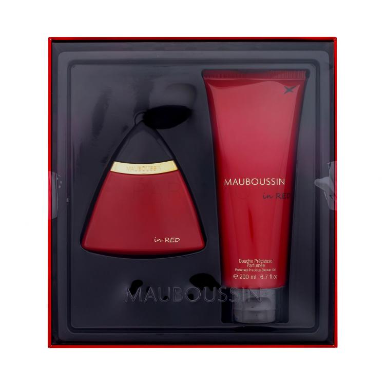 Mauboussin Mauboussin in Red Set cadou Apă de parfum 100 ml + gel de duș 200 ml