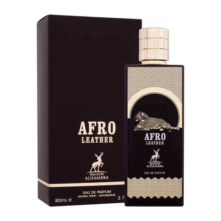 Maison Alhambra Afro Leather Apă de parfum pentru bărbați 80 ml