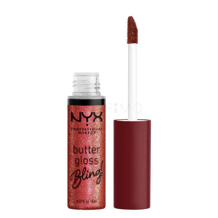 NYX Professional Makeup Butter Gloss Bling Luciu de buze pentru femei 8 ml Nuanţă 07 Big Spender