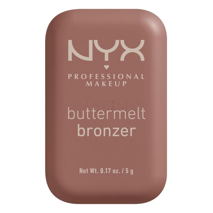 NYX Professional Makeup Buttermelt Bronzer Bronzante pentru femei 5 g Nuanţă 04 Butta Biscuit