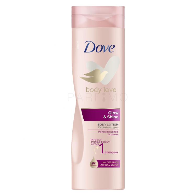 Dove Body Love Glow &amp; Shine Lapte de corp pentru femei 250 ml