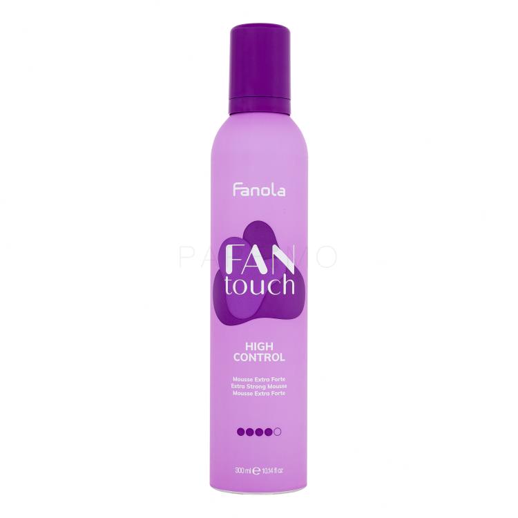 Fanola Fan Touch High Control Spumă de păr pentru femei 300 ml