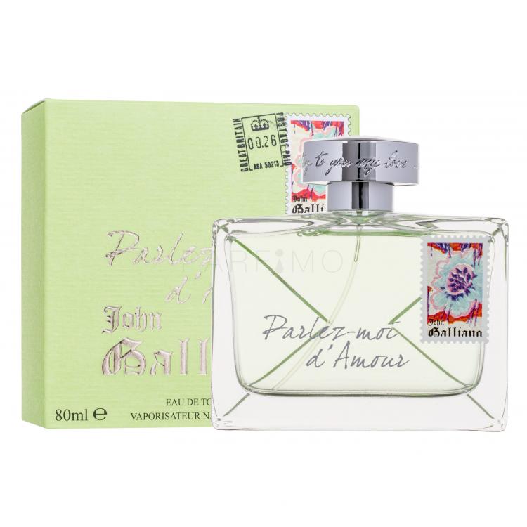 John Galliano Parlez-Moi d´Amour Eau Fraiche Apă de toaletă pentru femei 80 ml