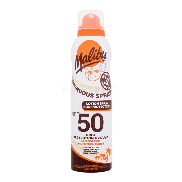 Malibu Lotion Spray Aerosol SPF50 Pentru corp 175 ml