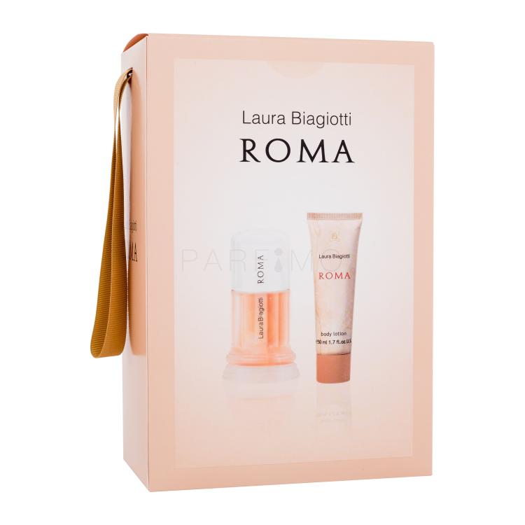 Laura Biagiotti Roma Set cadou Apă de toaletă 50 ml + loțiune de corp 50 ml