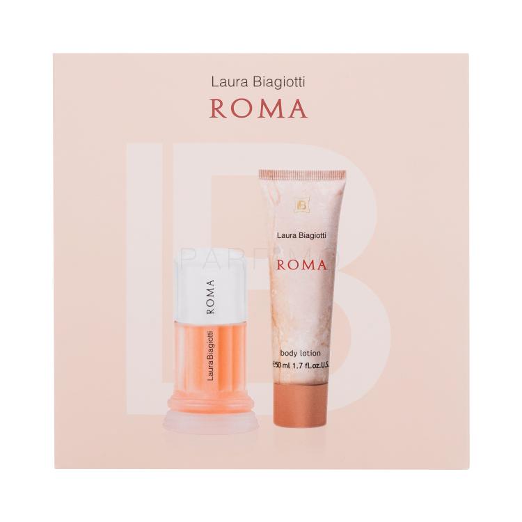 Laura Biagiotti Roma SET1 Set cadou Apă de toaletă 25 ml + loțiune de corp 50 ml