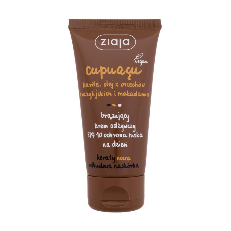 Ziaja Cupuacu Bronzing Nourishing Cream SPF10 Autobronzant pentru femei 50 ml Cutie cu defect