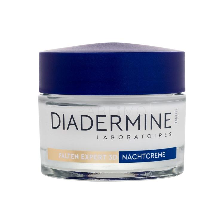 Diadermine Age Supreme Wrinkle Expert 3D Night Cream Cremă de noapte pentru femei 50 ml Cutie cu defect