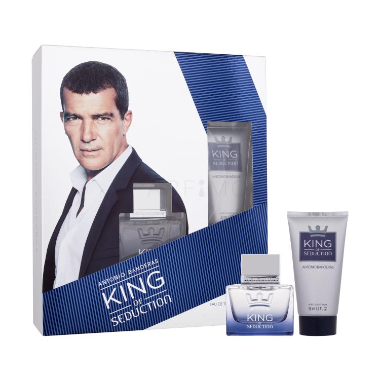 Banderas King of Seduction Set cadou Apă de toaletă 50 ml + balsam după ras 50 ml