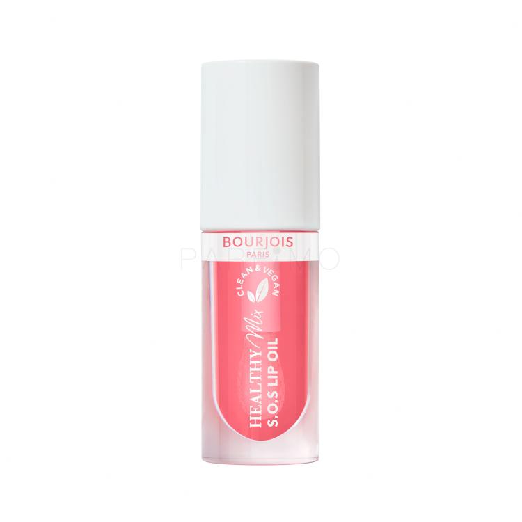 BOURJOIS Paris Healthy Mix Clean &amp; Vegan S.O.S Lip Oil Ulei de buze pentru femei 4,5 ml Nuanţă 2 Melon Amour