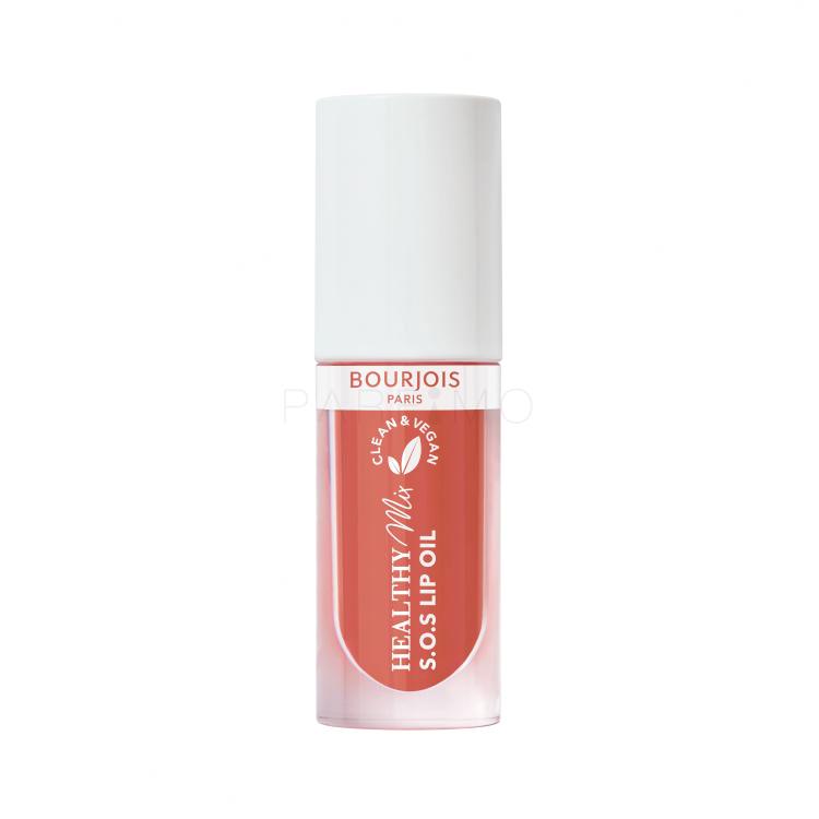 BOURJOIS Paris Healthy Mix Clean &amp; Vegan S.O.S Lip Oil Ulei de buze pentru femei 4,5 ml Nuanţă 5 Coeur Cacao