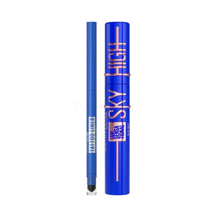 Set Mascara Maybelline Lash Sensational Sky High + Creion de ochi Maybelline Tattoo Liner Automatic Gel Pencil