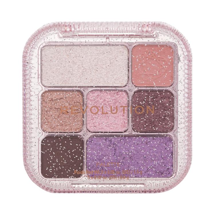 Makeup Revolution London Y2K Baby Ultimate Eyeshadow Palette Fard de pleoape pentru femei 7 g Nuanţă 00&#039;s Angel