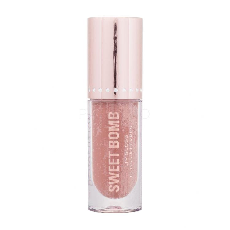 Makeup Revolution London Y2K Baby Sweet Bomb Lip Gloss Luciu de buze pentru femei 4,5 ml Nuanţă Strawberry Swirl Nude