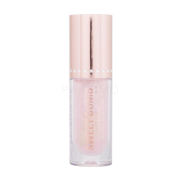 Makeup Revolution London Y2K Baby Sweet Bomb Lip Gloss Luciu de buze pentru femei 4,5 ml Nuanţă Candyfloss Pink Glitter