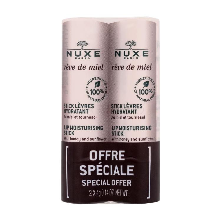 NUXE Rêve de Miel Lip Moisturising Stick Balsam de buze pentru femei 2x4 g