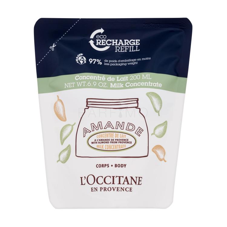 L&#039;Occitane Almond (Amande) Milk Concentrate Cremă de corp pentru femei Rezerva 200 ml