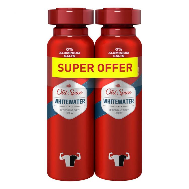 Old Spice Whitewater Deodorant pentru bărbați 2x150 ml