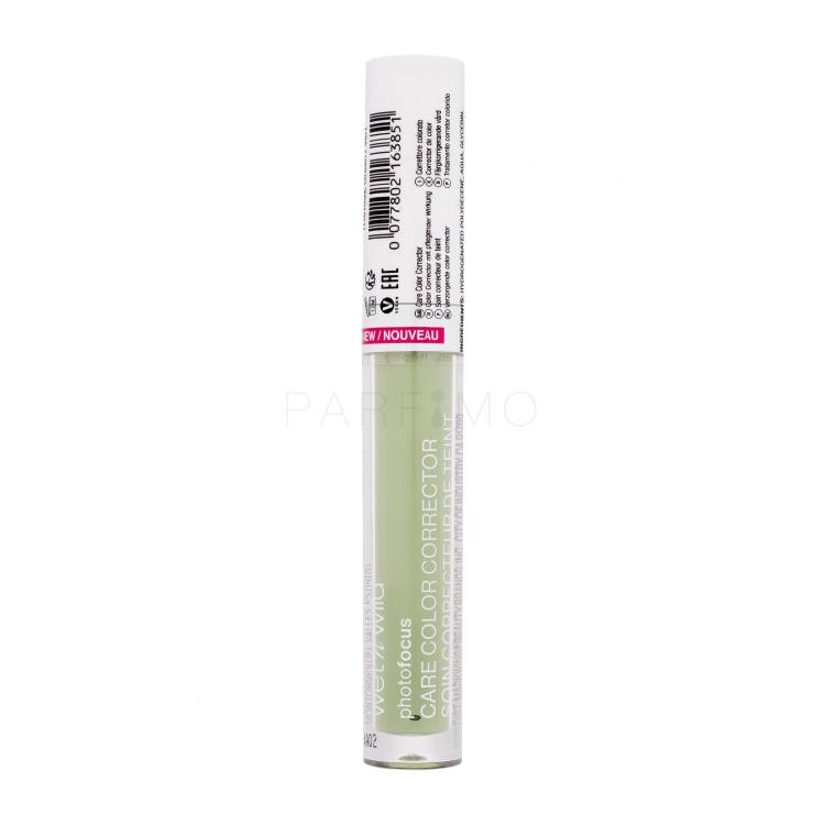 Wet n Wild Photo Focus Care Color Corrector Anticearcăn pentru femei 3,3 ml Nuanţă Green