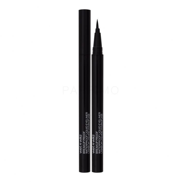 Wet n Wild Breakup Proof Waterproof Liquid Eyeliner Tuș de ochi pentru femei 0,9 ml Nuanţă Ultra Black