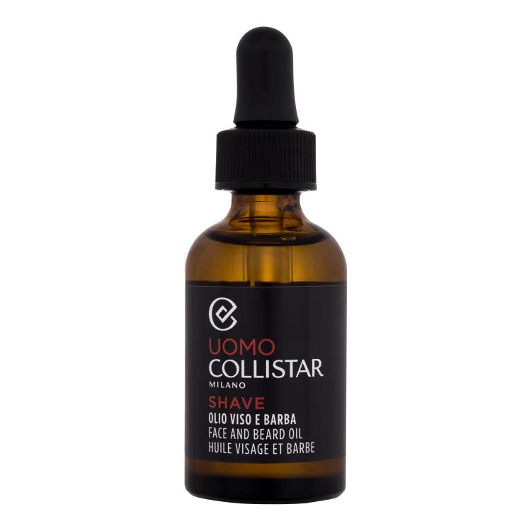 Collistar Uomo Face And Beard Oil Ulei de barbă pentru bărbați 30 ml