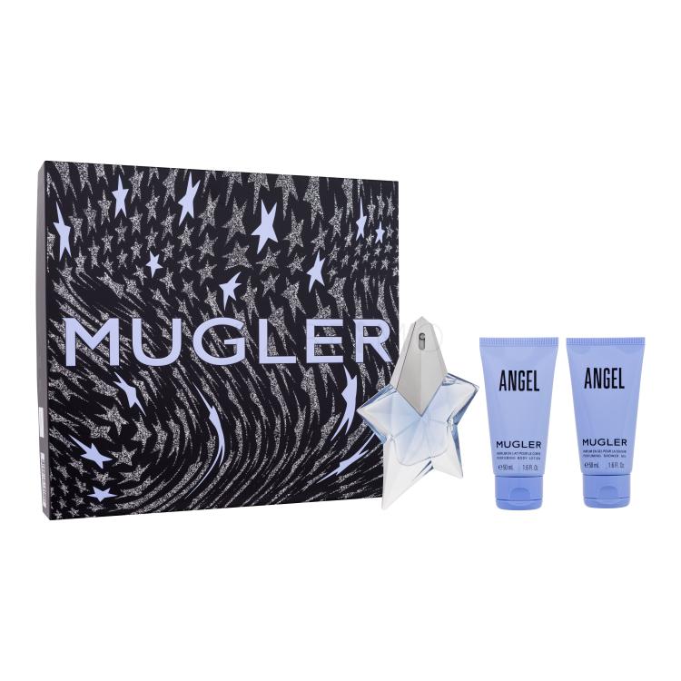 Mugler Angel SET2 Set cadou Apă de parfum 25 ml + loțiune de corp 50 ml + gel de duș 50 ml