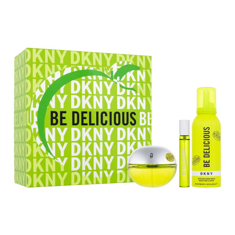 DKNY DKNY Be Delicious Set cadou Apă de parfum 100 ml + apă de parfum 15 ml + gel de duș 150 ml