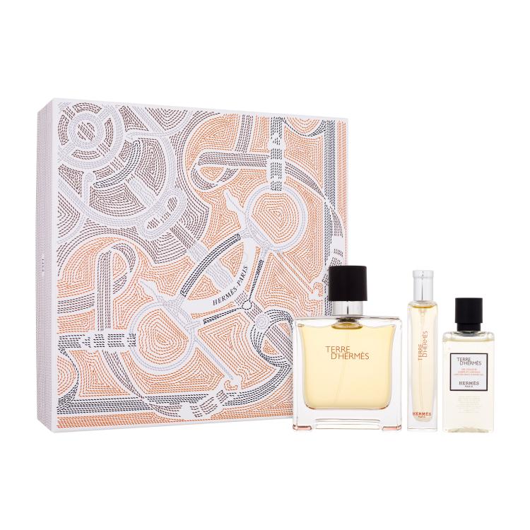 Hermes Terre d´Hermès Set cadou Parfum 75 ml + parfum 15 ml + gel de duș 40 ml