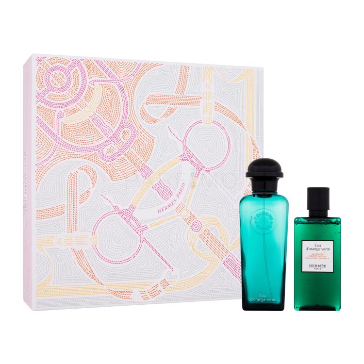 Hermes Eau d´Orange Verte Set cadou Apă de colonie 100 ml + gel de duș 80 ml