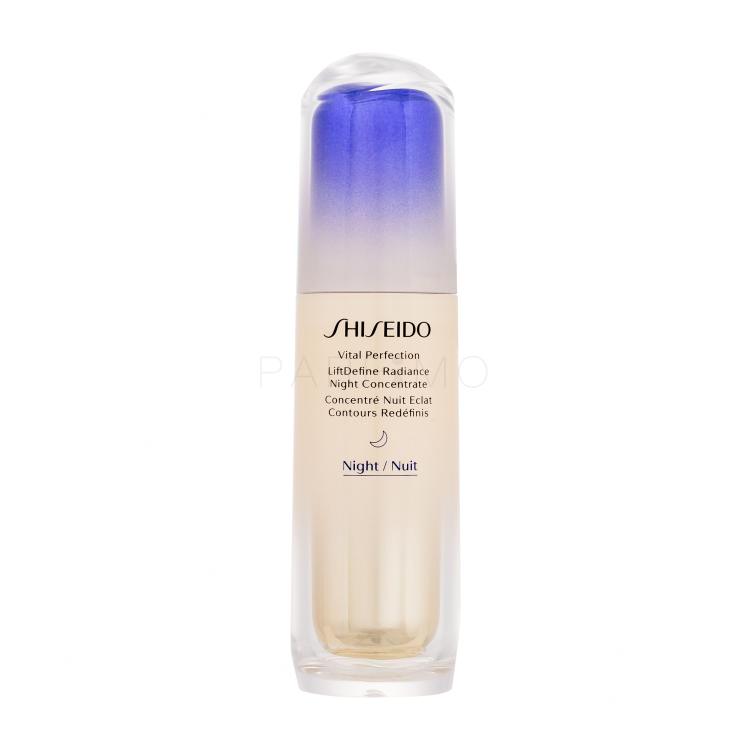 Shiseido Vital Perfection LiftDefine Radiance Night Concentrate Ser facial pentru femei 40 ml