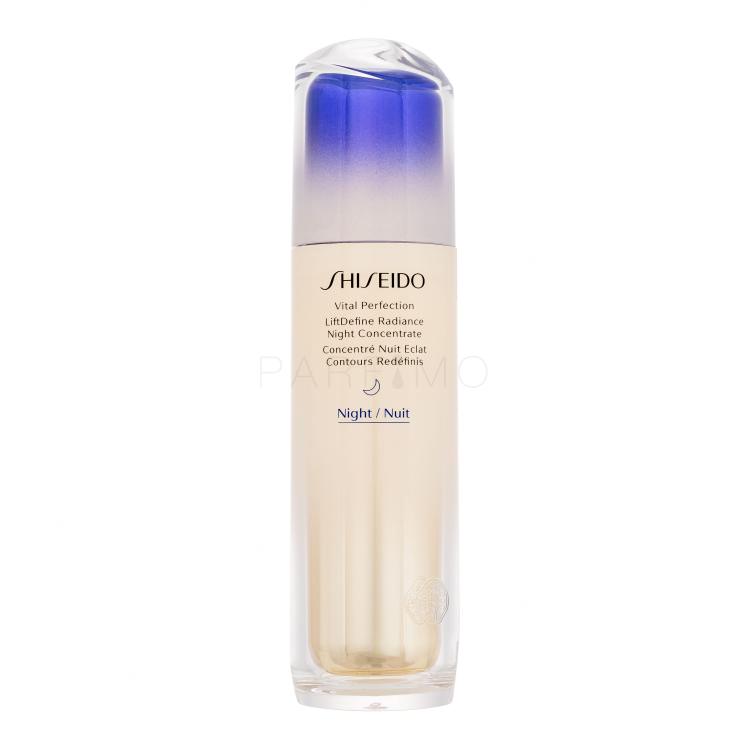 Shiseido Vital Perfection LiftDefine Radiance Night Concentrate Ser facial pentru femei 80 ml