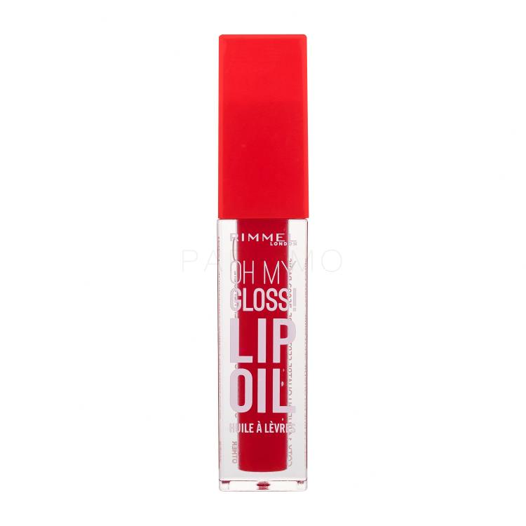 Rimmel London Oh My Gloss! Lip Oil Ulei de buze pentru femei 4,5 ml Nuanţă 004 Vivid Red