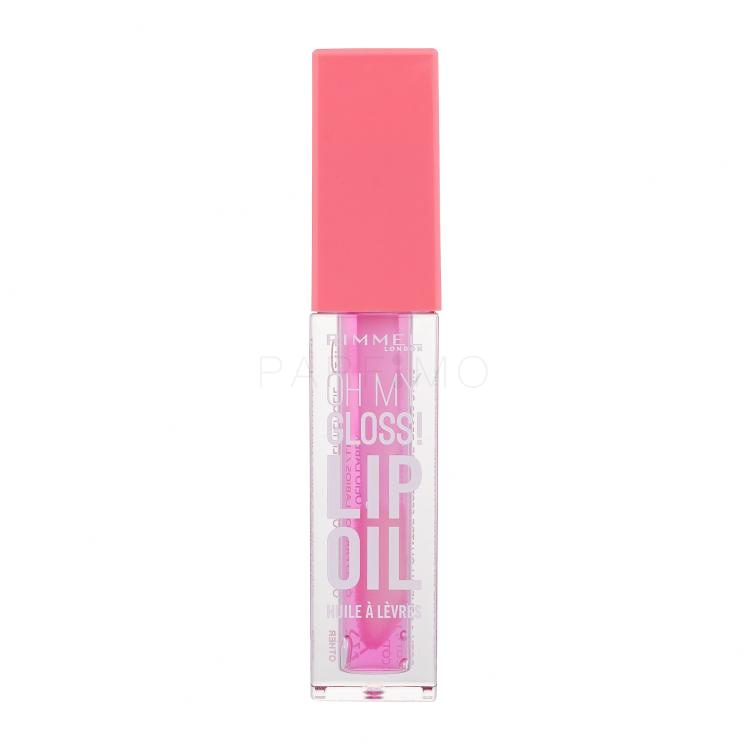 Rimmel London Oh My Gloss! Lip Oil Ulei de buze pentru femei 4,5 ml Nuanţă 001 Pink Flush