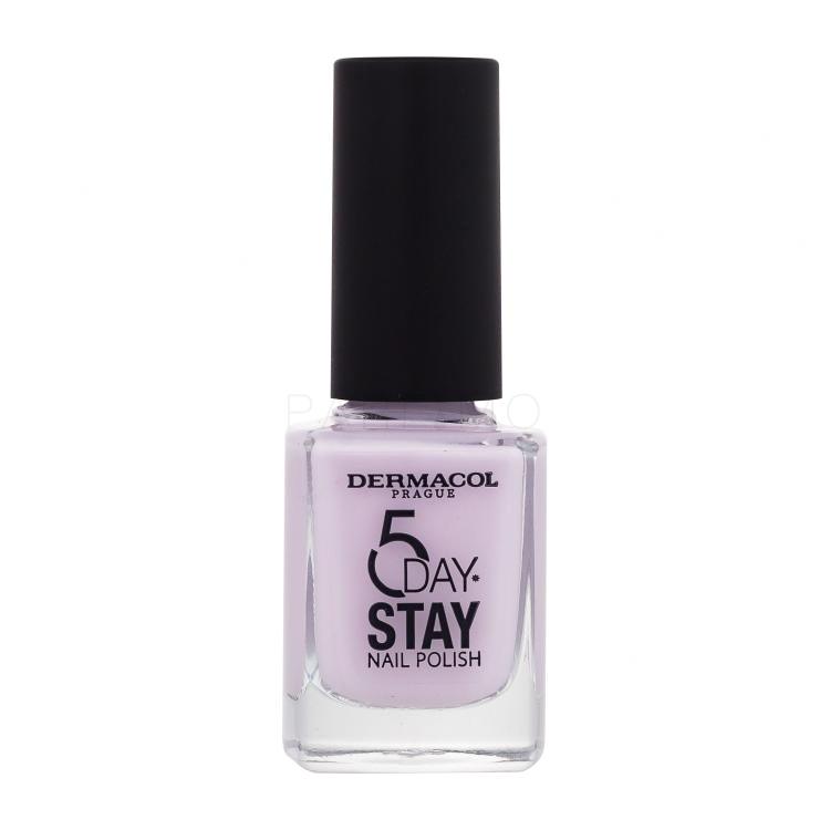 Dermacol 5 Day Stay Lac de unghii pentru femei 11 ml Nuanţă 59 Mermaid White