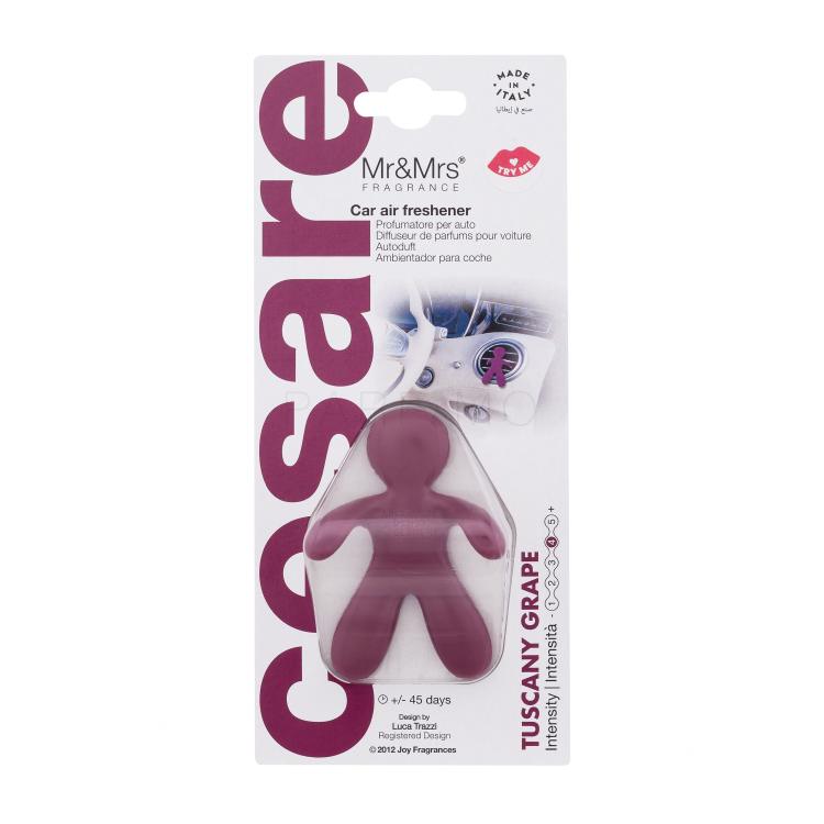 Mr&amp;Mrs Fragrance Cesare Tuscany Grape Parfumuri de mașină 1 buc